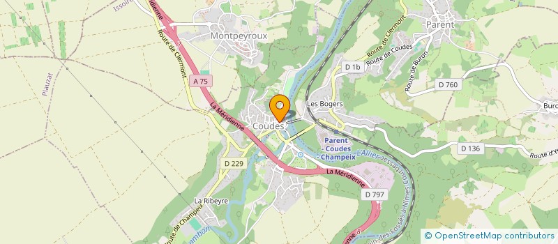 localisation de l'entreprise MADAME MARINE COTTET  COUDES