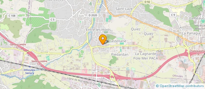 localisation de l'entreprise MADAME MARINE COULLARE  OLLIOULES