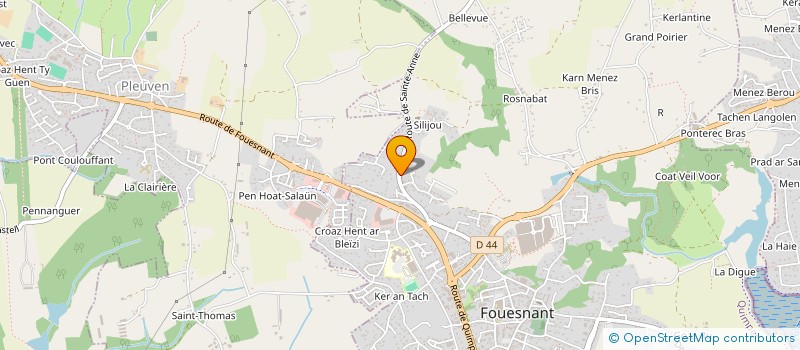 localisation de l'entreprise MADAME MARINE COUM  FOUESNANT