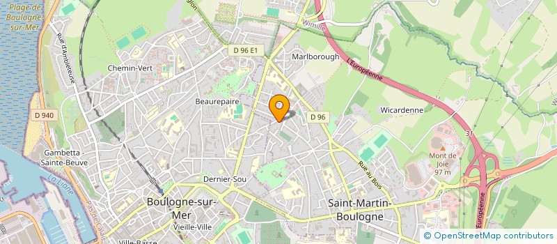 localisation de l'entreprise MADAME MARINE COURCOL  SAINT-MARTIN-BOULOGNE