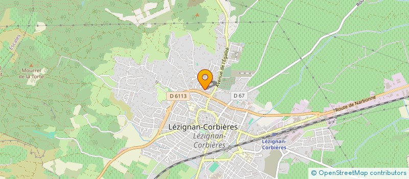 localisation de l'entreprise MADAME MARINE COURSET à LEZIGNAN-CORBIERES