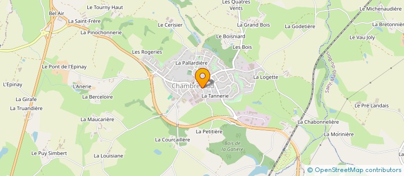 localisation de l'entreprise MADAME MARINE COURTIN à CHANVERRIE