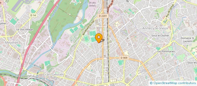 localisation de l'entreprise MADAME MARINE COURTOIS à ANNECY