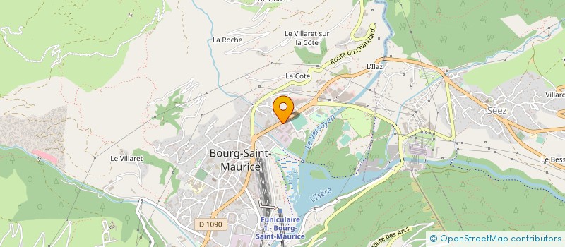 localisation de l'entreprise MADAME MARINE COUVERCHEL  BOURG-SAINT-MAURICE