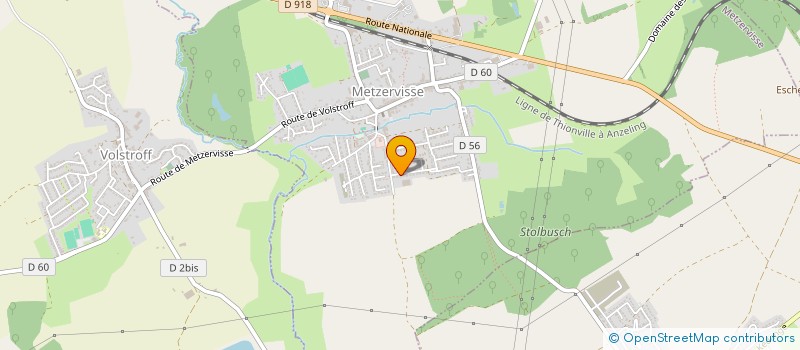 localisation de l'entreprise MADAME MARINE COUVREUR  METZERVISSE