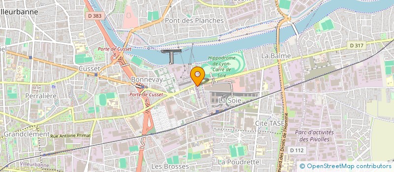 localisation de l'entreprise MADAME MARINE CREPELLE à VILLEURBANNE
