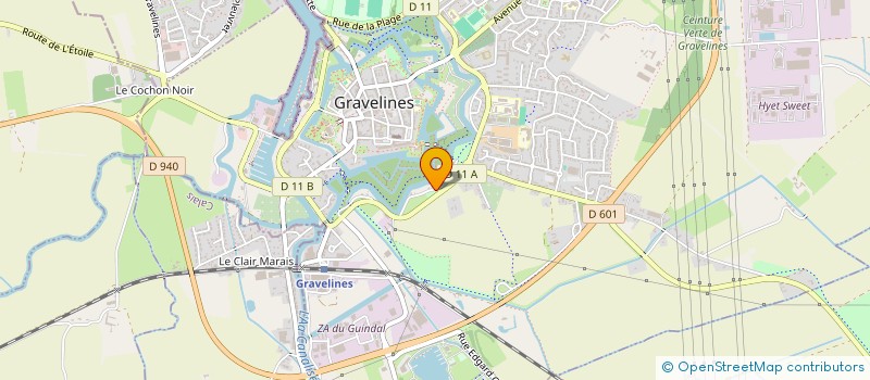localisation de l'entreprise MADAME MARINE CRETON à GRAVELINES