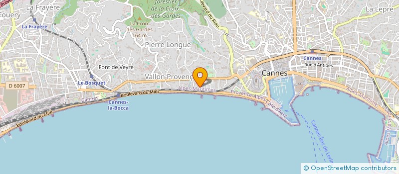 localisation de l'entreprise MADAME MARINE CROMIER à CANNES