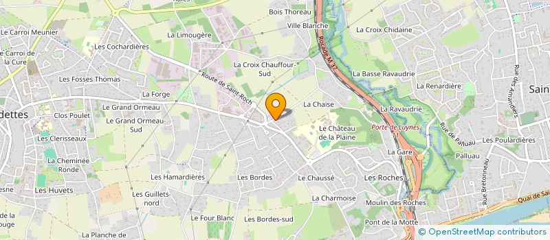 localisation de l'entreprise MADAME MARINE CROSNIER  FONDETTES