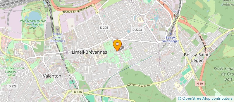 localisation de l'entreprise MADAME MARINE CRUZ à LIMEIL-BREVANNES