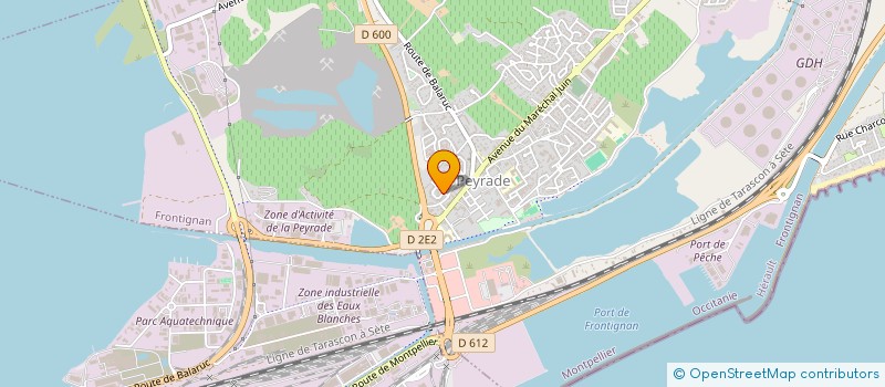 localisation de l'entreprise MADAME MARINE CUBURU à FRONTIGNAN