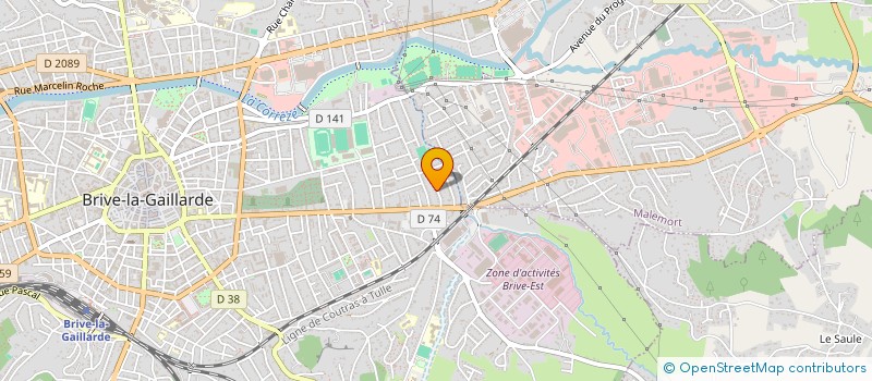 localisation de l'entreprise MADAME MARINE CUEILLE  USSAC