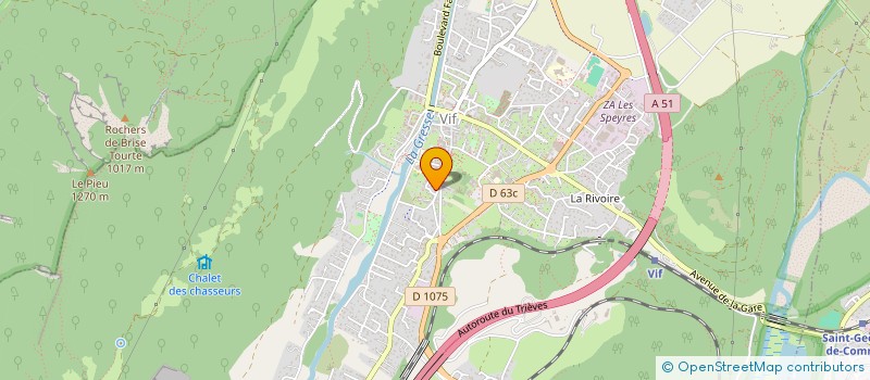 localisation de l'entreprise MADAME MARINE CURT  VIF