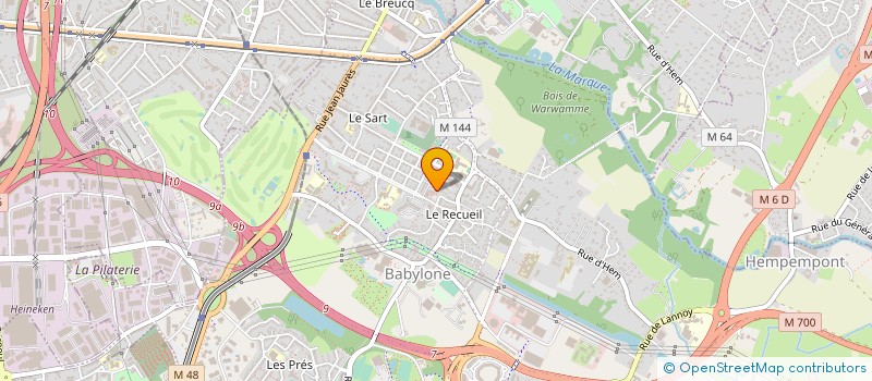 localisation de l'entreprise MADAME MARINE CUVILLIER à VILLENEUVE-D'ASCQ