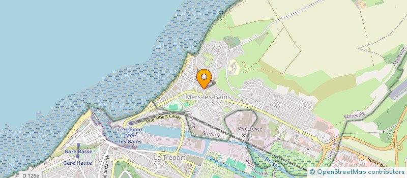 localisation de l'entreprise MADAME MARINE D'HIER  MERS-LES-BAINS