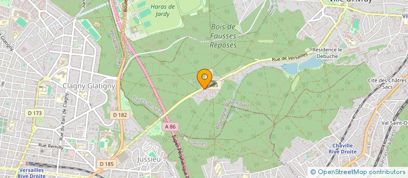 localisation de l'entreprise MADAME MARINE DA CRUZ  VILLE-D'AVRAY