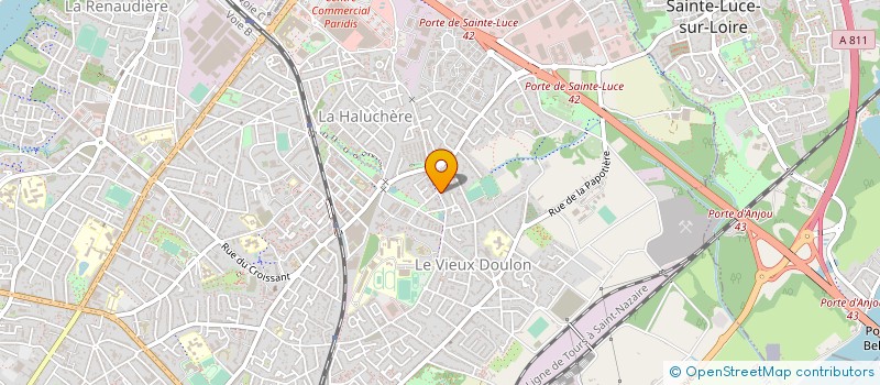 localisation de l'entreprise MADAME MARINE DA SILVA à NANTES