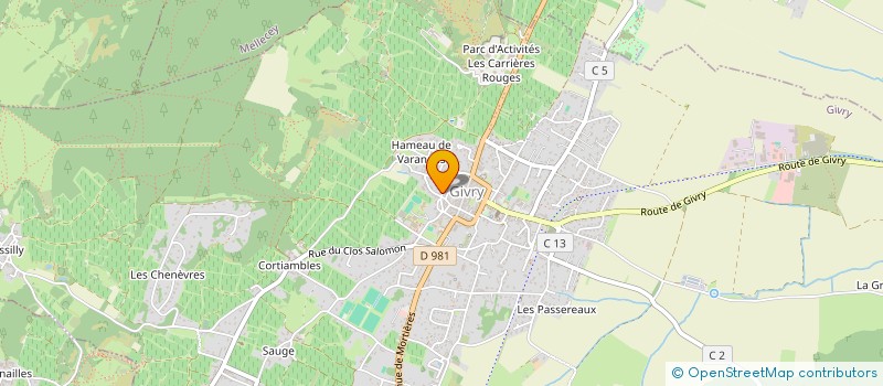 localisation de l'entreprise MADAME MARINE DAGUZAN  GIVRY