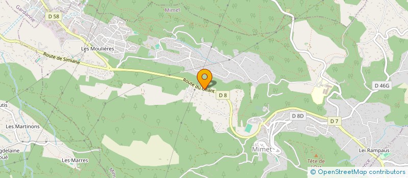 localisation de l'entreprise MADAME MARINE DANIS  MIMET