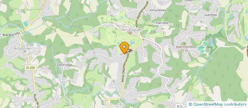 localisation de l'entreprise MADAME MARINE DAREES  ARCANGUES