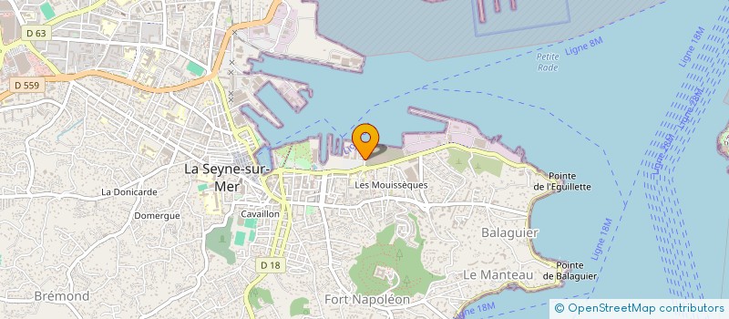 localisation de l'entreprise MADAME MARINE DARRIGADE à LA SEYNE-SUR-MER