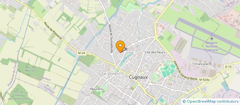 localisation de l'entreprise MADAME MARINE DARRIOLAT  CUGNAUX