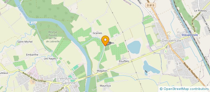 localisation de l'entreprise MADAME MARINE DAVASSE  VERDUN-SUR-GARONNE