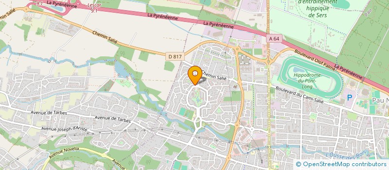 localisation de l'entreprise MADAME MARINE DAVID  LONS