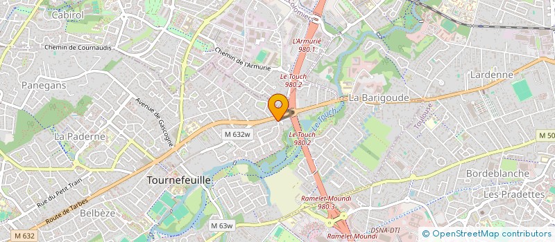 localisation de l'entreprise MADAME MARINE DE BARBUAT DE MAISON ROUGE à TOURNEFEUILLE
