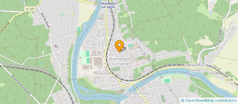 localisation de l'entreprise MADAME MARINE DE BO  CHAMPAGNE-SUR-SEINE