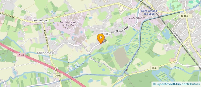 localisation de l'entreprise MADAME MARINE DE CRAENE  SAINT-AMAND-LES-EAUX