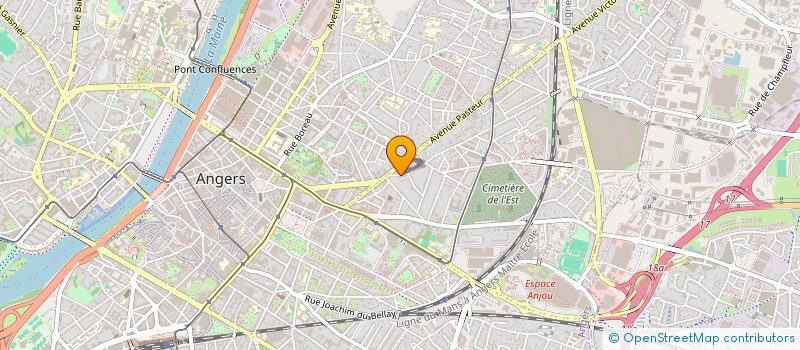 localisation de l'entreprise MADAME MARINE DE LA BESNARDIERE à ANGERS