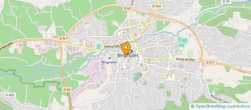 localisation de l'entreprise MADAME MARINE DEBIEVE à BRIGNOLES