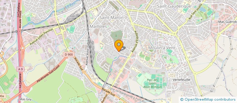 localisation de l'entreprise MADAME MARINE DECARE  PERPIGNAN