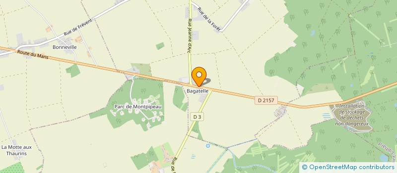localisation de l'entreprise MADAME MARINE DECLERCK à ROZIERES-EN-BEAUCE