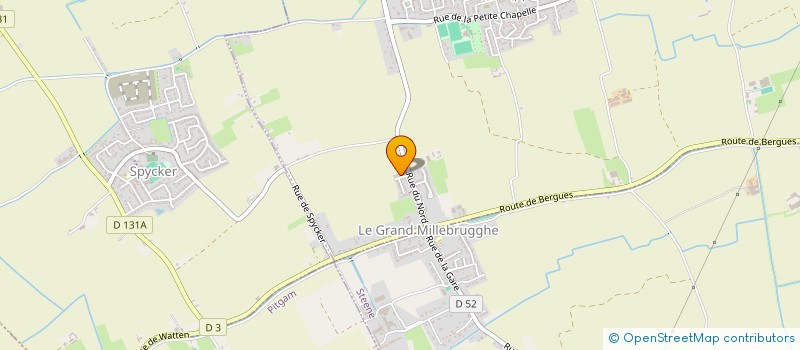 localisation de l'entreprise MADAME MARINE DECOBERT  ARMBOUTS-CAPPEL