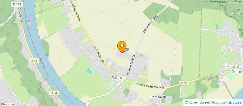 localisation de l'entreprise MADAME MARINE DEGENETAIS  SAHURS