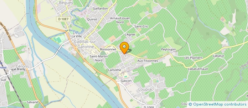 localisation de l'entreprise MADAME MARINE DEISS  CADILLAC-SUR-GARONNE