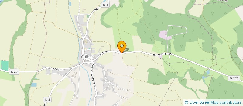 localisation de l'entreprise MADAME MARINE DEJEAN  CULHAT