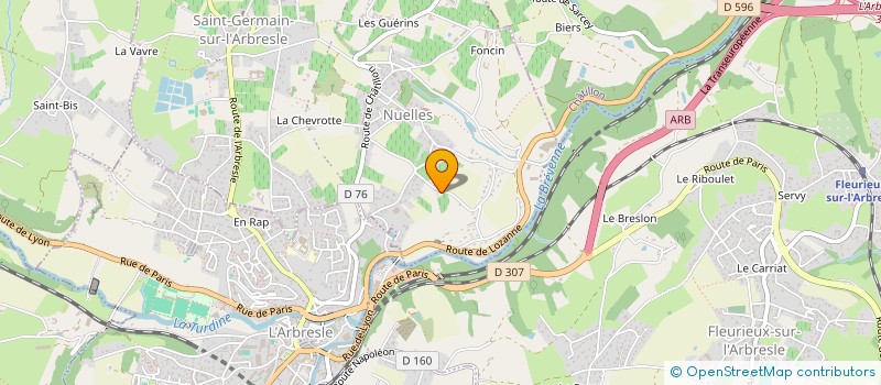 localisation de l'entreprise MADAME MARINE DELAYE  SAINT-GERMAIN-NUELLES