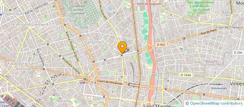 localisation de l'entreprise MADAME MARINE DELBECK à PARIS