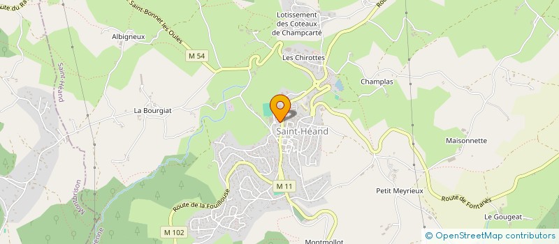 localisation de l'entreprise MADAME MARINE DELBEE  SAINT-HEAND