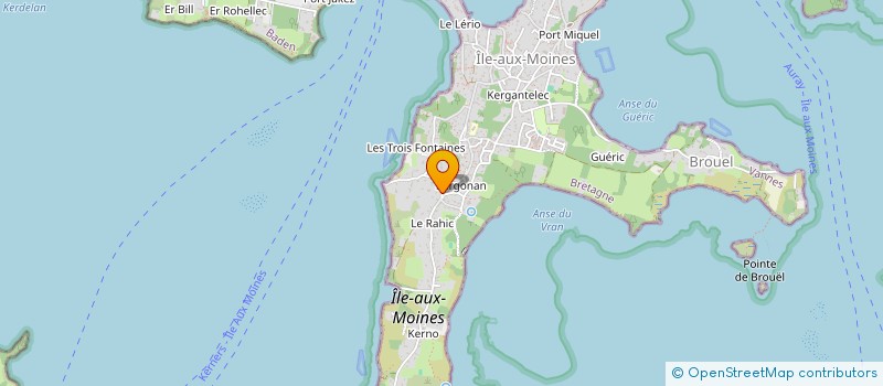 localisation de l'entreprise MADAME MARINE DELCOURT  ILE-AUX-MOINES