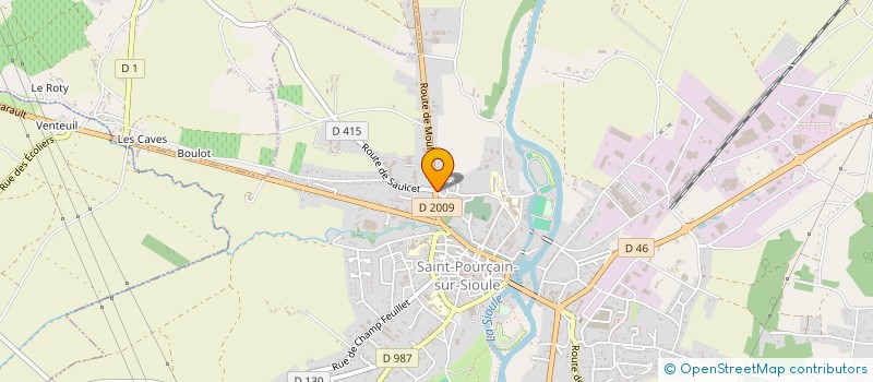 localisation de l'entreprise MADAME MARINE DELEGLISE  SAINT-POURCAIN-SUR-SIOULE