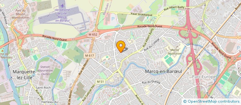 localisation de l'entreprise MADAME MARINE DELESTREZ à MARCQ-EN-BARŒUL