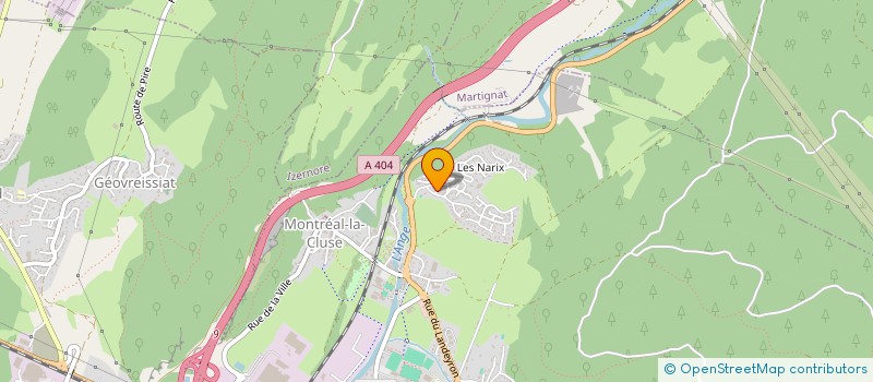 localisation de l'entreprise MADAME MARINE DELGADO  MONTREAL-LA-CLUSE