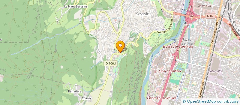 localisation de l'entreprise MADAME MARINE DELHOME  SAINT-MARTIN-D'HERES