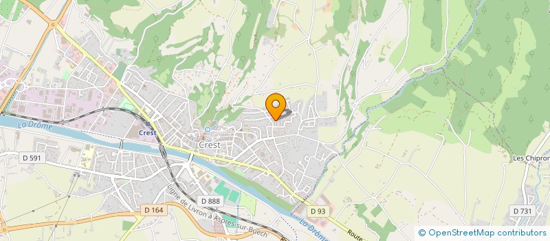 localisation de l'entreprise MADAME MARINE DELMARCHE à CREST