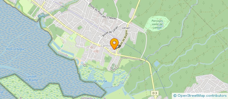 localisation de l'entreprise MADAME MARINE DELMER  LANTON