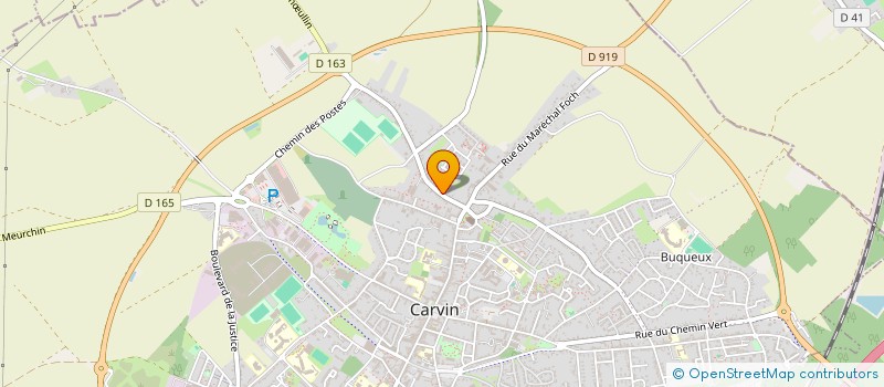 localisation de l'entreprise MADAME MARINE DELOBELLE  CARVIN